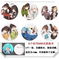 MekakuCity Actors Brooch 6 pcs...