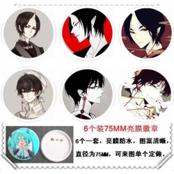 Hoozuki no Reitetsu Brooch 6 p...