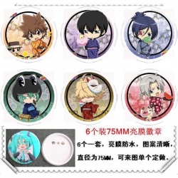 Hitman Reborn Brooch 6 pcs for...