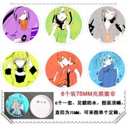 MekakuCity Actors Brooch 6 pcs...