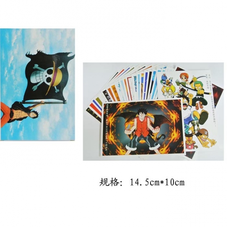 One Piece Postcard 24 pcs