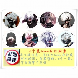 Tokyo Ghoul Brooch 58MM 8 pcs ...