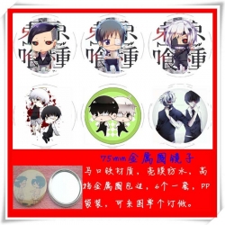 Tokyo Ghoul Mirror 75mm 6 pcs