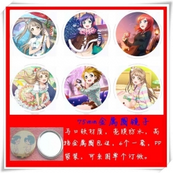 LOVELIVE Mirror 75mm 6 pcs