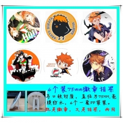 Haikyuu Photo frame 75MM 6 pcs...