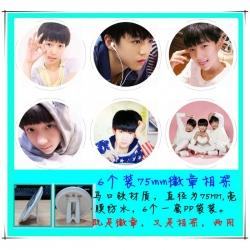 TFBOYS Photo frame 75MM 6 pcs ...