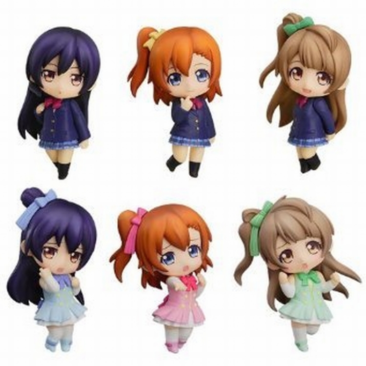 Love Live figure 6 pcs for 1 set