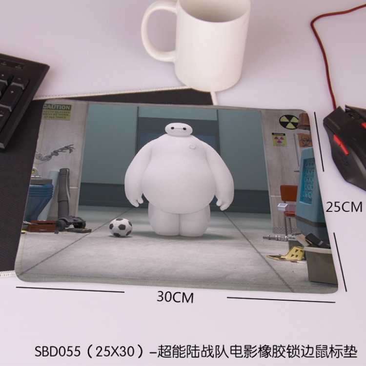 Big Hero 6  Mouse pad  25X30CM