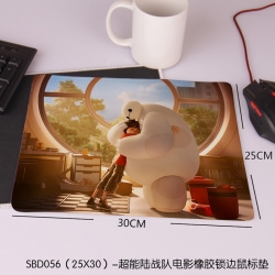 Big Hero 6  Mouse pad 25X30CM