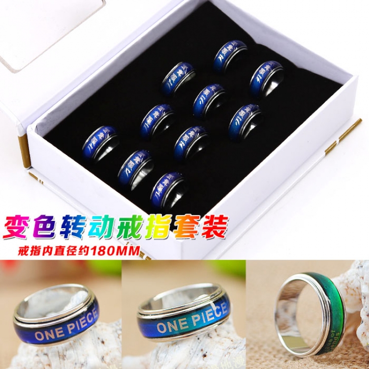 Sword Art Online Ring 10pcs a set