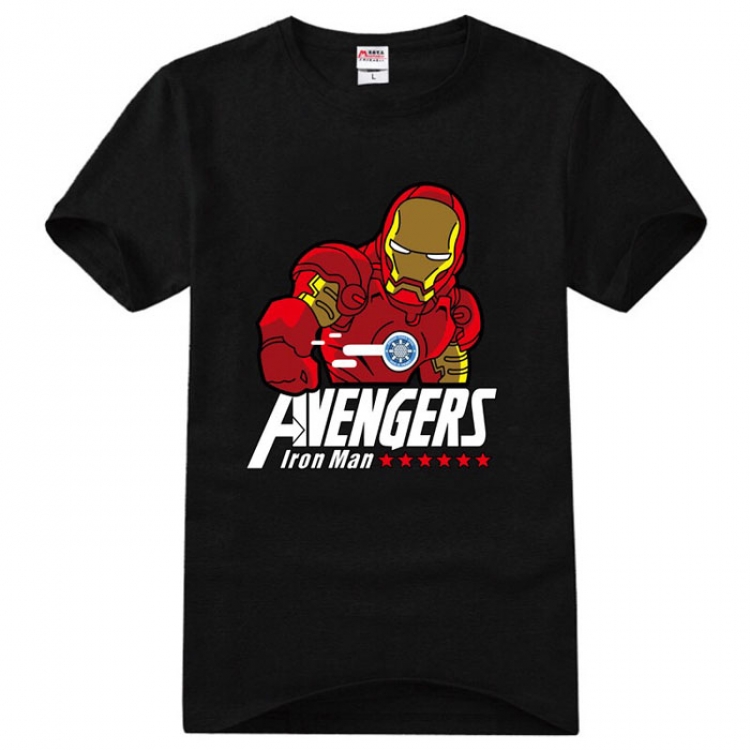 The Avengers Iron Man T-shirt Black