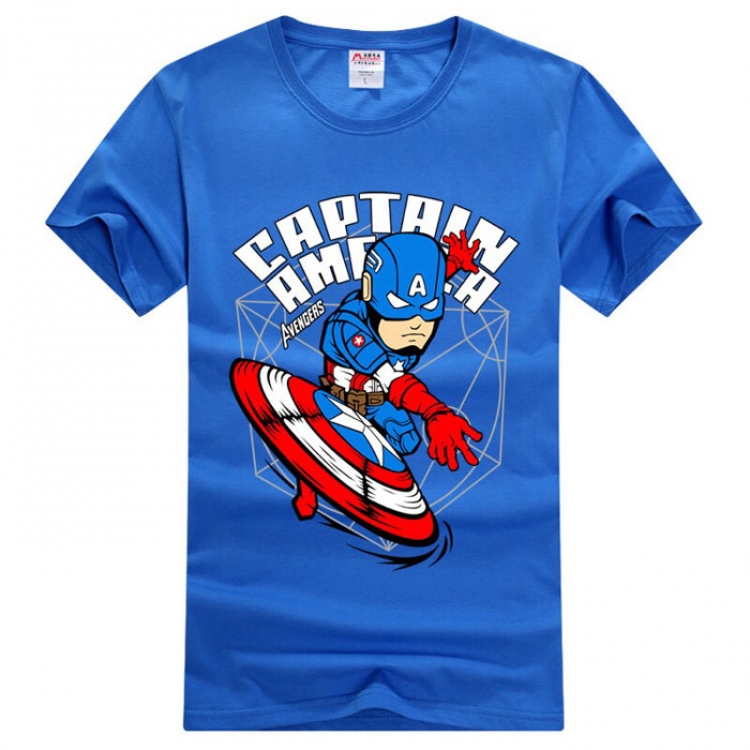 The Avengers Captain America T-shirt Blue