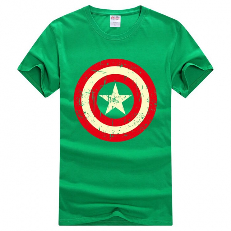 The Avengers shield sign T-shirt Green