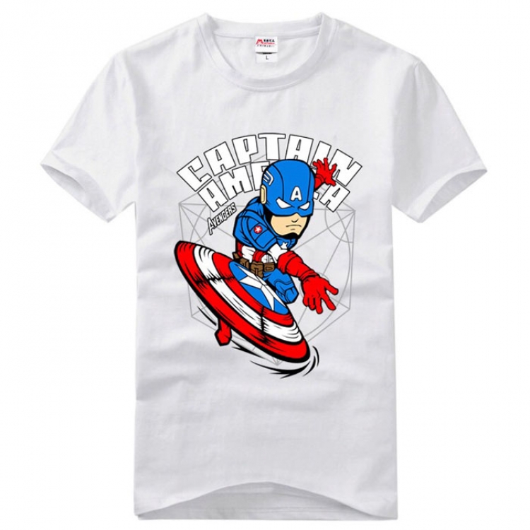 The Avengers Captain America T-shirt White