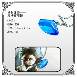 Harry Potter Necklace Blue