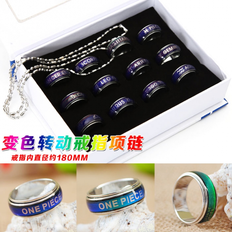 Twelve Constellations Ring price for 12pcs a set