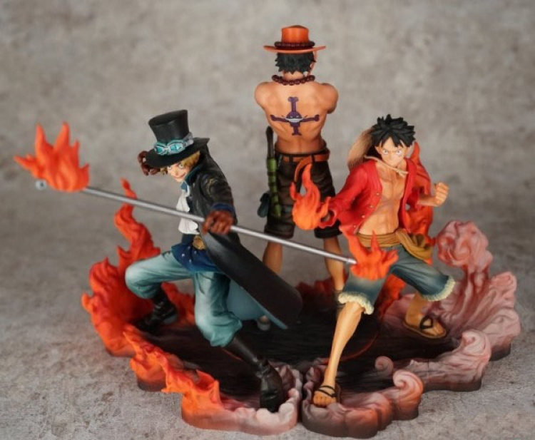 One Piece Ace Sabo Luffy Figure box packing
