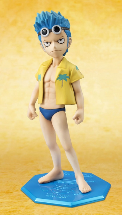 One Piece Child Franky Figure 12cm box packing
