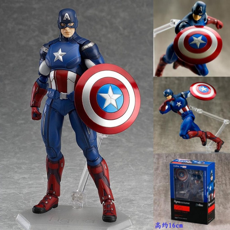 The avengers allianc Captain America Figure 16CM box packing