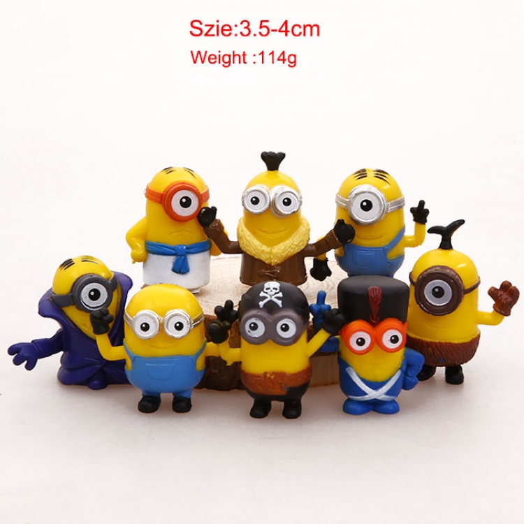 Despicable Me Figure Set price for 8 pcs a set OPP packing