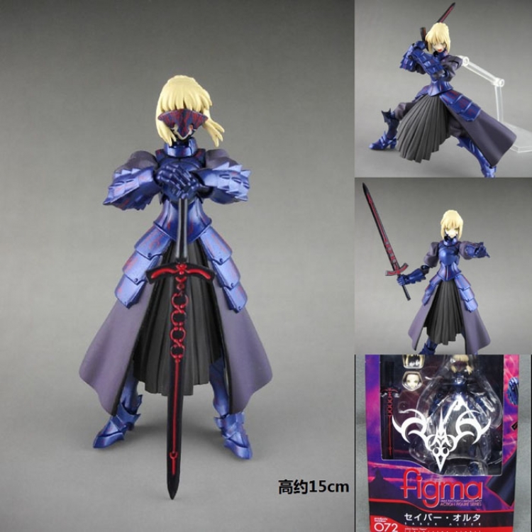 Fate stay night Saber Figure 15cm box packing