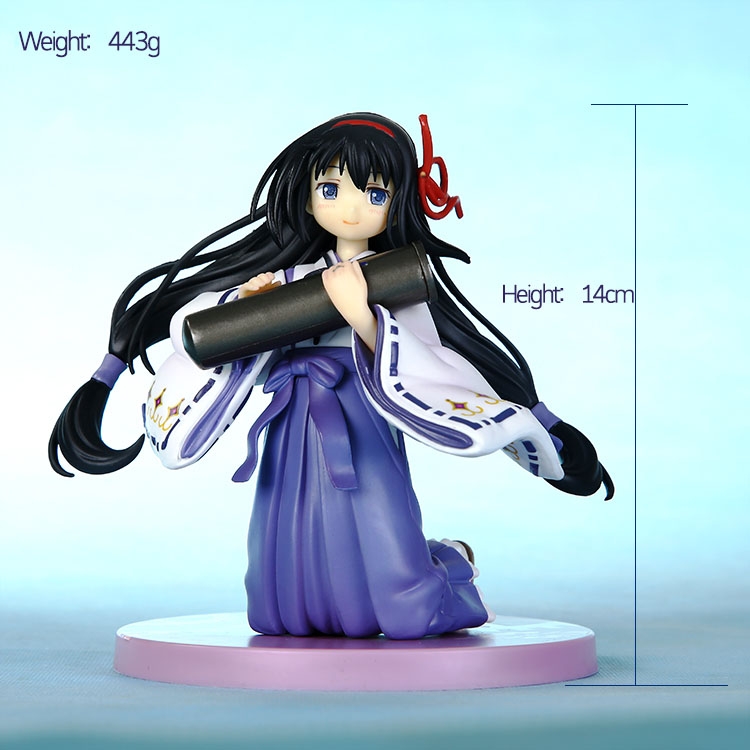 Magical Girl Madoka of the Magus Akemi Homura Figure 14cm