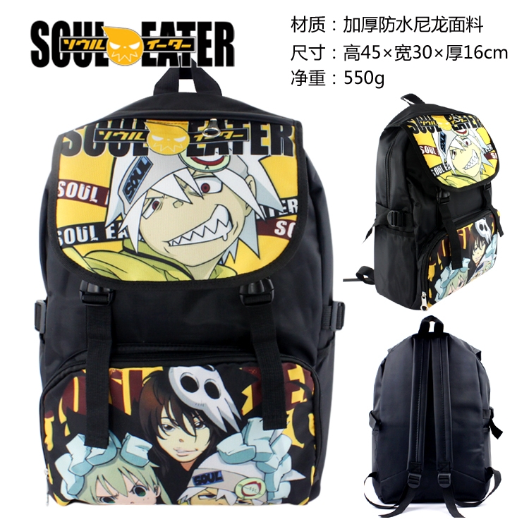 Soul Eater  Waterproof Backpack