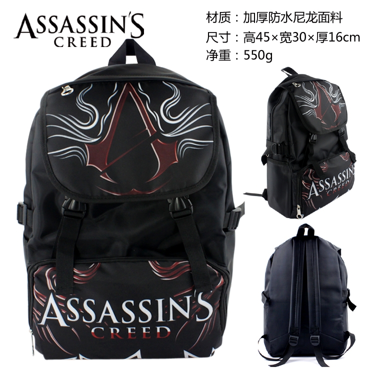 Assassin Creed  Waterproof Backpack