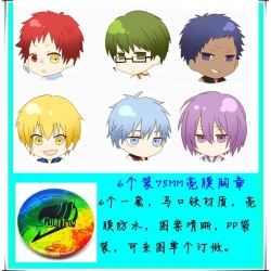 Kuroko no Basuke Brooches set ...