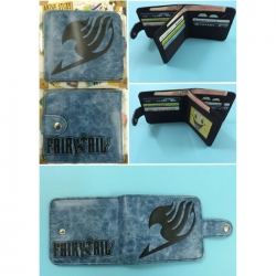 Fairy tail  PU wallet Blue
