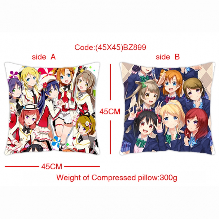 BZ899 Love Live  Double-sides Cushion 45x45cm