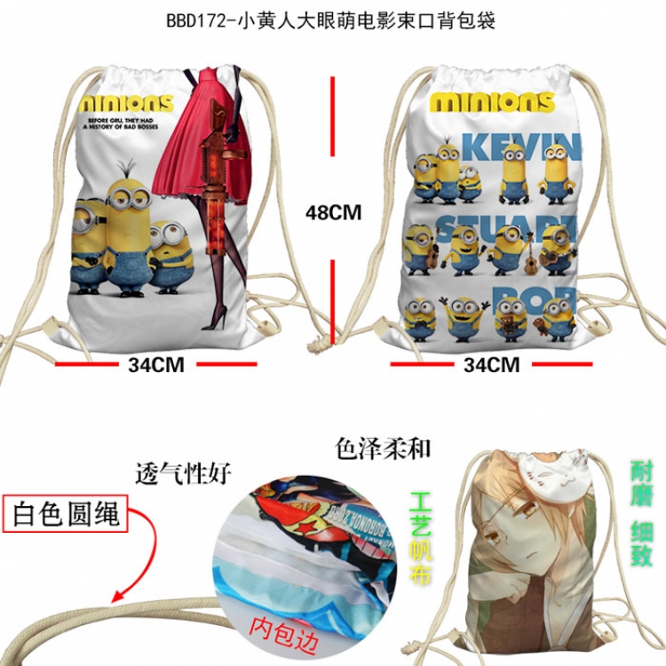 BBD172 Despicable Me Beam port Backpack