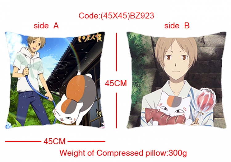 BZ923 Natsume Yuujintyou Double sides cushion 45x45cm