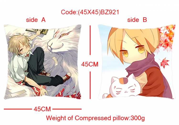 BZ921 Natsume Yuujintyou Double sides cushion 45x45cm