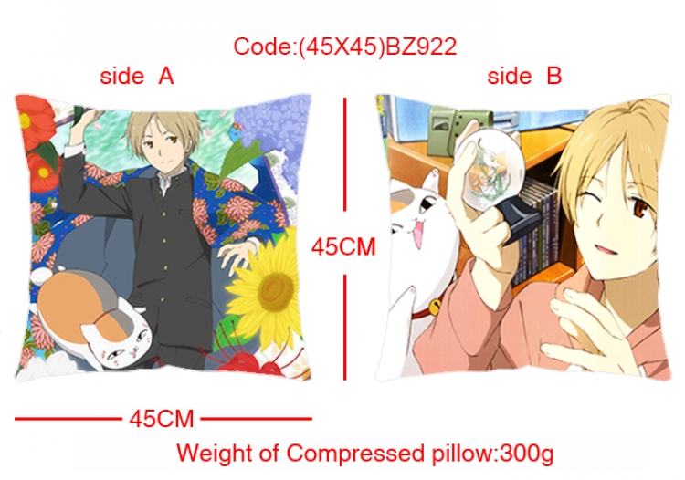 Natsume Yuujintyou Double sides cushion 45x45cm