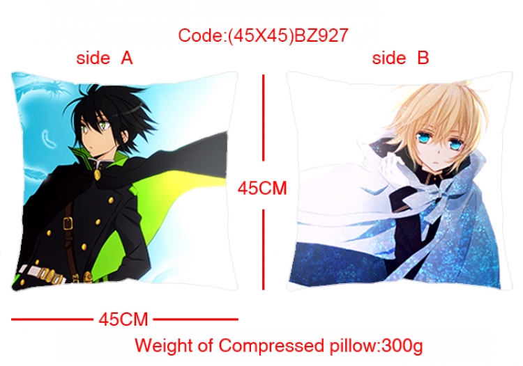 BZ927 Seraph of the end Double sides cushion 45x45cm