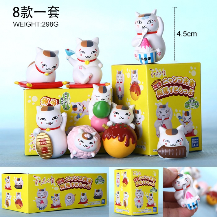 Natsume Yuujintyou Neko Sensei Figure price for 8 pcs a set