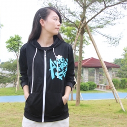 Ano hana Long-sleeved hooded z...