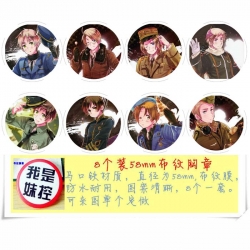 Hetalia  Brooch price for 8 pc...