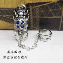 HITMAN REBORN Blue Ring Set