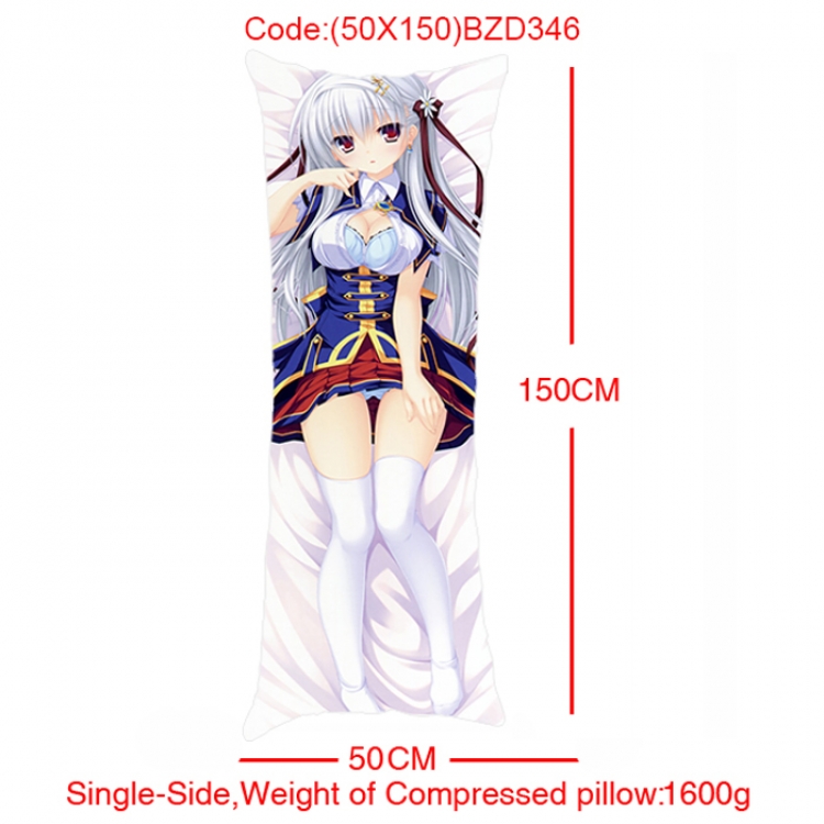 BZD346- Anime Girl Single Side Long Cushion 50x150cm