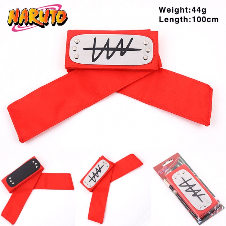 Naruto  Headbelt Red for cosplay