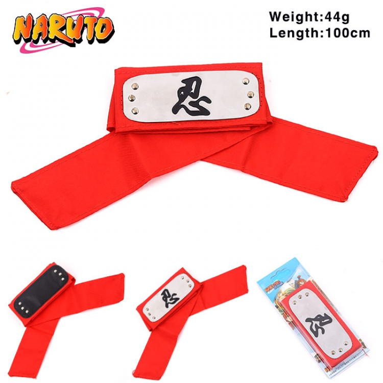 Naruto  Headbelt Red for cosplay