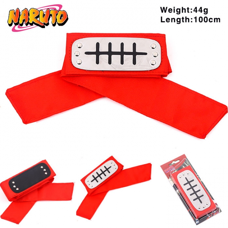 Naruto  Headbelt Red for cosplay