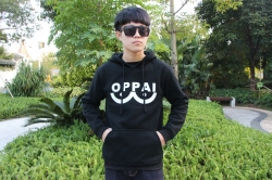 One Punch Man Black Hoodie Fle...