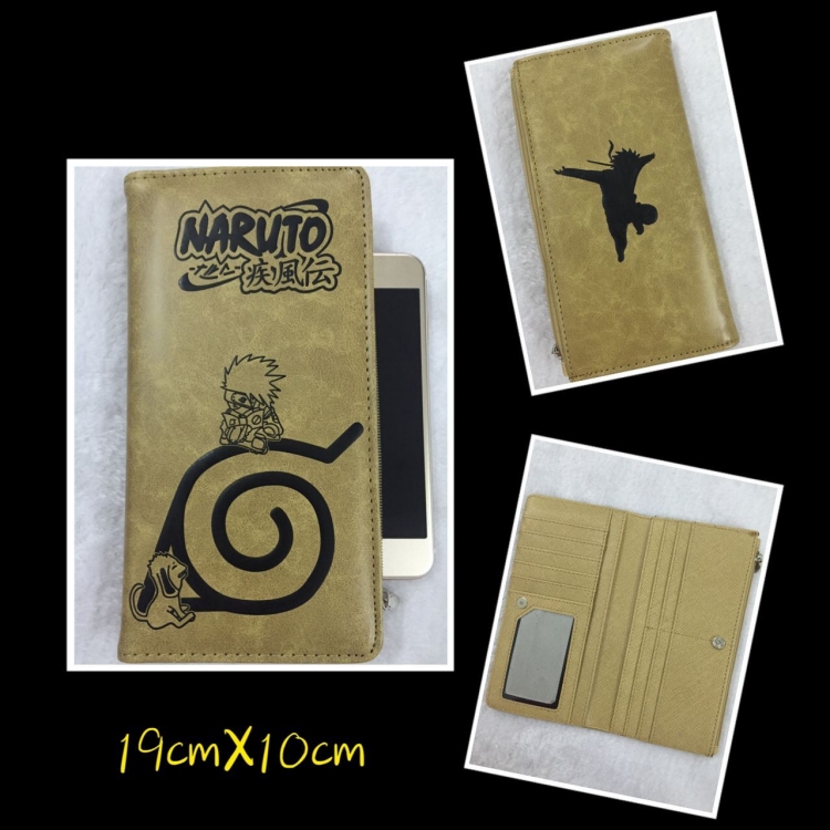 Naruto PU long Wallet