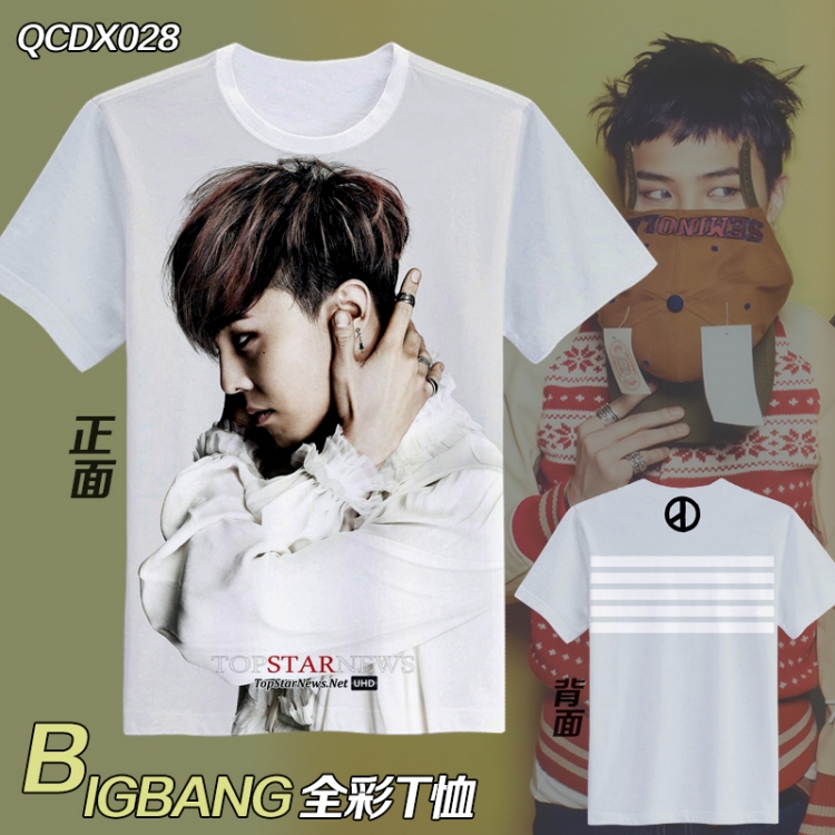 QCDX028-bigbang Full color Anime Micro Fiber short-sleeved T-shirt M L XL XXL