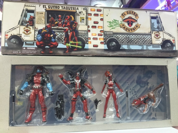 Deadpool Figure Set price for 4 pcs a set