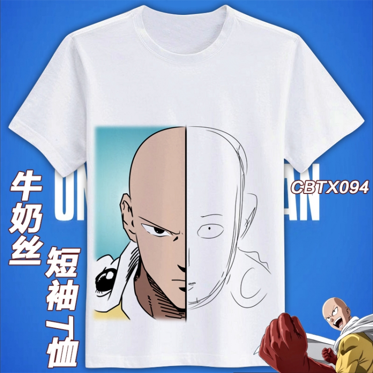 CBTX094- One Punch Man Mirco Fiber short-sleeved T-shirt M L XL XXL can be customized