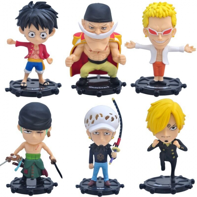 Pedestal One Piece Figure 75th  price for 6 pcs a set OPP packed